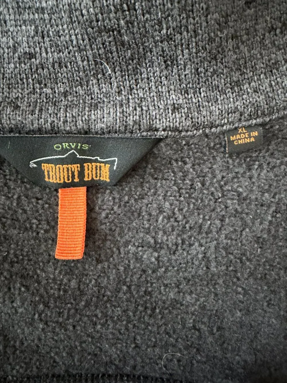 Orvis Men's Trout Bum Full Zip Fleece (XL)